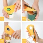 Multifunction Jar & Bottle Opener Tool – Non-Slip Manual Kitchen Gadget